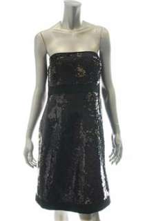 Tahari ASL Black Versatile Dress Sequin Sale 14  