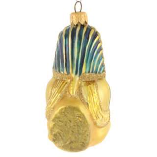   Rare Sphinx Egyptian Myth Polonaise Glass Egypt Xmas Ornament  