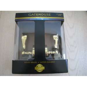  Gatehouse Bed and Bath Solid Brass Door Levers