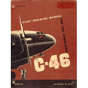    Curtiss C 46 Aircraft Pilot Training Manual Curtiss Books
