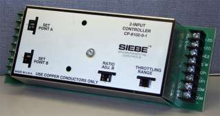 Siebe Environmental 2 Input Controller CP 8102 0 1  