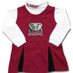  Alabama Crimson Tide Girls 4 6X Cheerleader Uniform 