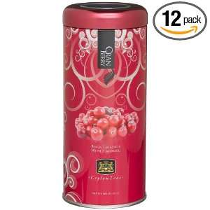 Silkenty Cranberry, 20 Count Tea Bags in Canister (Pack of 12)  