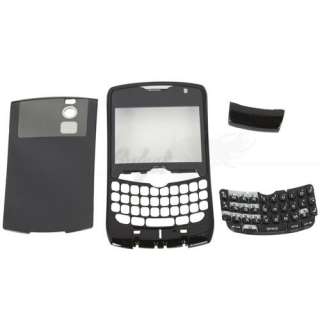 NEXTEL 5 piece Housing For BlackBerry 8350i 8350 Black  