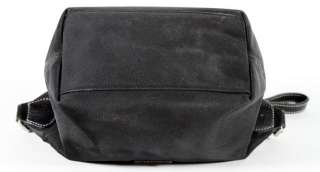   Black Nylon Canvas Zippered Small Cosmetic Pouch Bag Style 8668  