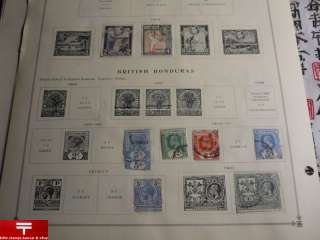 British Guiana Honduras Guyana and Belize Stamp Collection  