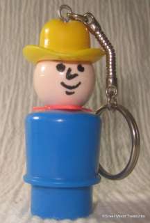FISHER PRICE LITTLE PEOPLE COWBOY KEYCHAIN  