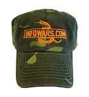 Infowars Camo Hat with Gadsden Rattlesnake (Alex Jones)