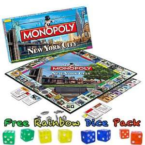  New York City Collectors Edition Monopoly w/ Free Rainbow 