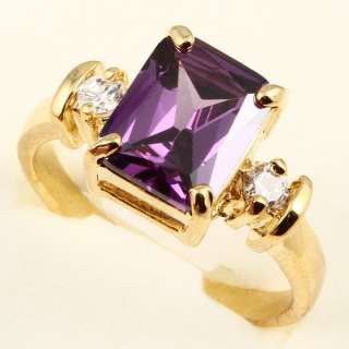 11mm PURPLE AMETHYST *A046* COCKTAIL RING  