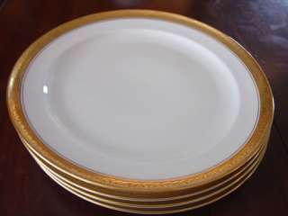 16 Pc Rosenthal Dishes Fine China 24kt Gold Chain White  