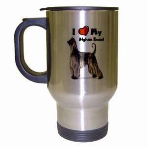  I Love My Afghan Hound Travel Mug