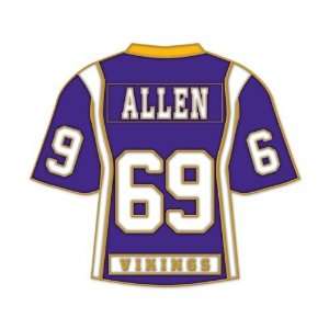    Minnesota Vikings Cloisonne Pin   Jared Allen 