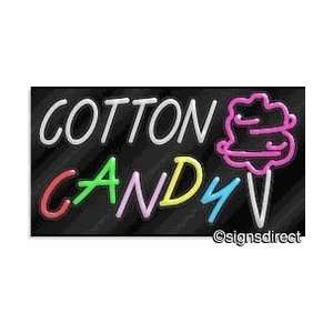 Cotton Candy Neon Sign #455 Grocery & Gourmet Food