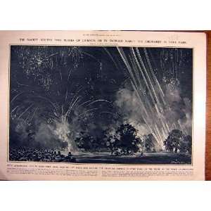  1919 Victory London Hotel Berkley Fireworks Hyde Park 