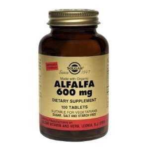  Alfalfa 600 mg 100 Tabs 3 Pack