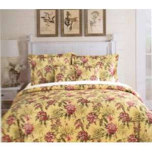 Waverly Home Luxury Microfiber 4 piece King Comforter Set 
