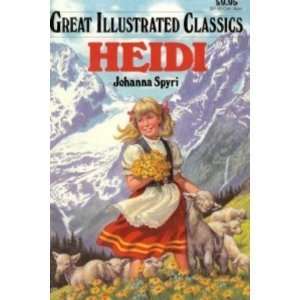  Great Illustrated Classics Heidi Johanna Spyri Books