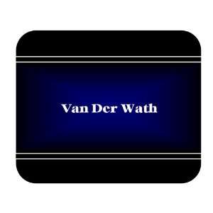 Personalized Name Gift   Van Der Wath Mouse Pad 