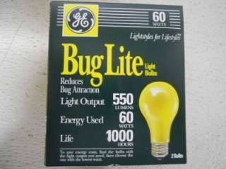   41284 YELLOW BUG LITE INCANDESCENT LAMPS LIGHT BULBS 24PC 60W  