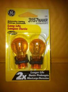 3157NA Long Life Miniature Incandescent GE Bulb 2 PACK  