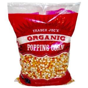 Trader Joes Organic Popping Corn  Grocery & Gourmet Food