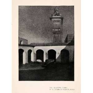 com 1909 Print Certosa Capri Romilly Fedden Italy Fort Square Island 