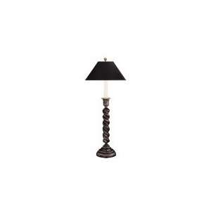 Studio Sandy Chapman Tudor Twist Table Lamp in Tudor Brown with Black 