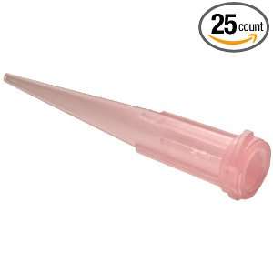 Polyethylene 20 Gauge Gray Taper Tip, 1 1/4 Length (Pack of 25 