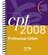  Books   CPT 2008 Professional Edition (Cpt / Current Procedural 