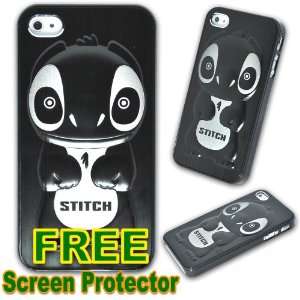  Stitch Metal Plastic Hard Case for Iphone 4g/4s (At&t Only 