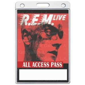  R.E.M. All Access Laminated Pass V.I.P. 