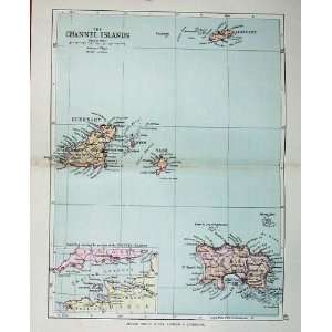   PhilipS Maps England 1888 Channel Islands Guernsey