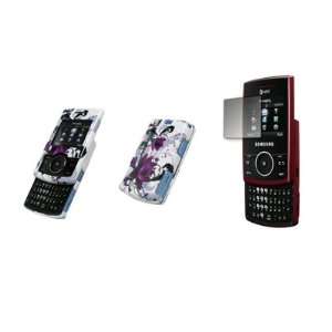  Samsung Propel A767   Premium White and Purple Flowers 
