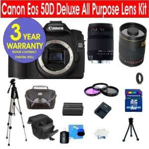  22 Piece All Inclusive Kit with Refurnished Canon EOS 50D 