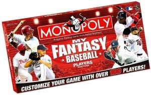   My MLB Fantasy Player Monopoly Game by USAopoly