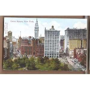  Postcard Union Square New York City 
