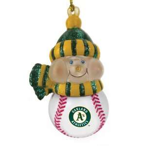  Oakland As All Star Light Up Ornament Set Of 3
