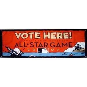  2007 MLB All Star Game Vote Here Poster from Shea Stadium 