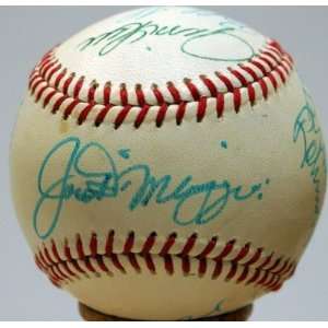  Joe DiMaggio Signed Baseball   10 Old Timers MacPhail JSA 