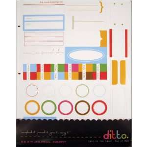  Hampton Art Ditto ScrabooKing and Jouranling Insert, 8 by 