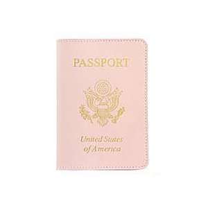  Baekgaard Passport Holder by Vera Bradley Baby Pink/Lemon 