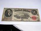 1917 United States Legal Tender Large Note $2 two Dollars USA 2901