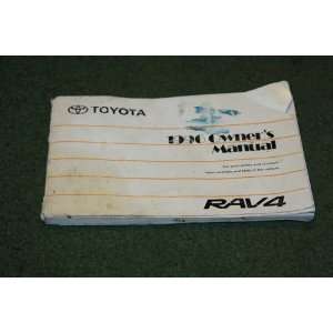  1996 Toyota RAV 4 RAV4 Owners Manual Automotive