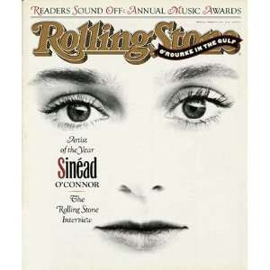  Sinead OConnor, 1991 Rolling Stone Cover Poster by Herb 