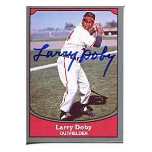 Larry Doby Autographed / Signed 1990 Pacific Card Sports 