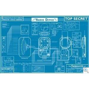  Warehouse 13 Farnsworth Replica Blueprint 