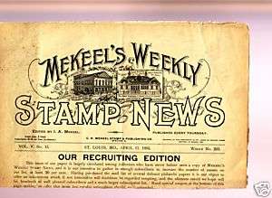 MEKEELS WEEKLY STAMP NEWS,April 11,1895  