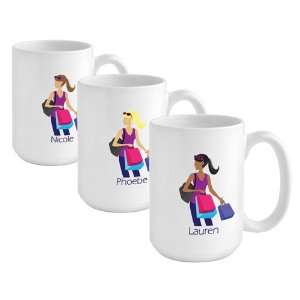  Baby Keepsake Go Girl Personalized Shopper Coffee Mug 
