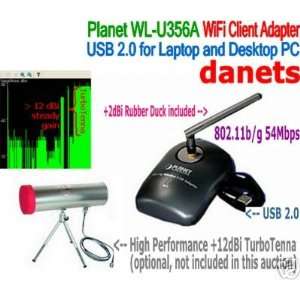  (3 In 1 USB Wardriving Kit) Planet USB Adaptor WiFi 